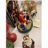 Image 8 : Qty 4 Misc. Santa Claus Christmas Figurines, Coca Cola, Snow Globe, etc.