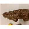 Image 3 : Santa Claus Cookie Cutter Mold Ornament & 3 Metal Santa Claus Stocking Hooks
