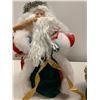 Image 8 : Qty 6 Holiday Figurines: Santa Claus, Christmas Trees, Children and Mailbox Music Box, etc.