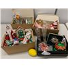 Image 2 : Approx. 16 Qty Christmas Tree Ornaments: Misc. Santa Claus, Trees, Gingerbread Man, etc.