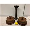 Image 2 : 3 Large Misc. Candleholders