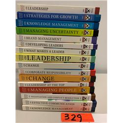 16 Books: Misc. Business Management, Change, Leadership, Communication, Corporate Responsibility, et