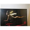 Image 2 : Framed Print (The BMW M-1 Girl, Airplane, Sports Car) 22" x 32"