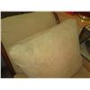 Image 8 : Chaise Lounge w/ Beige Upholstery & Throw Pillow 70"L x 32"W x 39"H