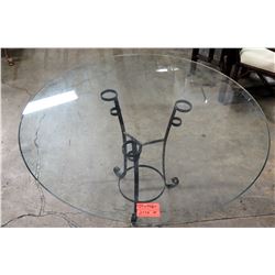 Round Glass Table Top (top only) 48" Diameter