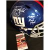 Image 2 : Tiki Barber Signed New York Giants Full-Size Speed Helmet Inscribed "10,449 Rush Yards" (JSA COA)
