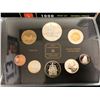 Image 2 : 1999 PROOF DOUBLE DOLLAR SET - CANADIAN 8-COIN SET - CASE, BOX .925 silver