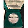 Image 2 : 1998 Canadian 125th Anniv. Royal Canadian  Mounted Police Silver Proof Dollar .925 silver with COA