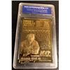 Image 2 : 1996 BLEACHERS 23 KT GOLD MICKEY MANTLE NY YANKEES #7 LTD EDITION (10 GEM MINT) WCG