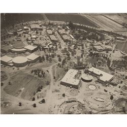 Disneyland Construction Aerial Photo.