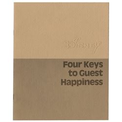 "Four Keys to Guest Happiness" Booklet.