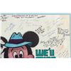 Image 4 : Disney University Multi-Signed Goodbye Card.