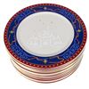Image 4 : Set of (12) Disneyland Hotel 50th Anniversary Plates.