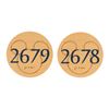 Image 1 : Disneyland Hotel Room Number Plaques.