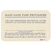 Image 2 : 1959 Disneyland Main Gate Pass.