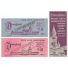 Image 1 : Set of (3) Vintage Disneyland Complimentary Passports.