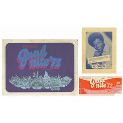 Collection of (3) Grad Nite '72 Souvenirs.
