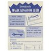 Image 2 : Magic Kingdom Club Card & Flyer.