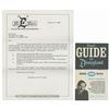 Image 1 : INA Disneyland Guidebook & "The 'E' Ticket" Letter.