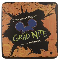 Disneyland Resort Grad Nite Sign.