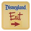 Image 1 : Disneyland Park Exit Sign.
