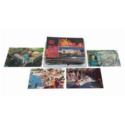 Collection of (104) Disneyland Postcards.