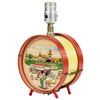 Image 2 : Disneyland Tin Litho Drum Lamp.