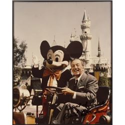 Signed Walt Disney & Mickey Photo.