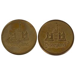 Pair of Disneyland Locker Rental Coins.