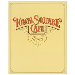 Town Square Cafe Menu.
