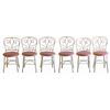Image 1 : Set of (6) Plaza Inn Pink Chairs.