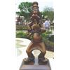 Image 2 : The Hub Bronze Statue of Goofy.