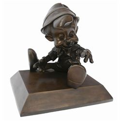The Hub Bronze Statue of Pinocchio.