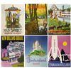 Image 1 : Complete Set of (6) Near-Attraction Posters.