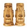 Image 1 : Pair of Adventureland Moa Tiki Salt & Pepper Shakers.