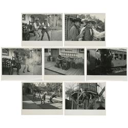 Group of (7) Frontierland Gunfight Photos.