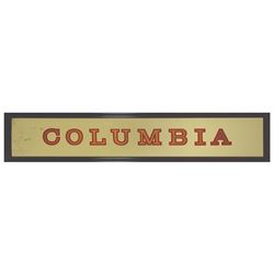 Sailing Ship Columbia Entrance Sign.