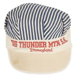 Big Thunder Mountain Railroad Striped Hat.