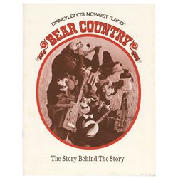 Bear Country Cast Member Booklet.