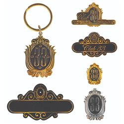 Collection of (6) Club 33 Souvenir Items.