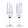 Image 4 : Pair of Club 33 Member Gift Champagne Flutes.