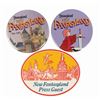Image 1 : Set of (3) New Fantasyland Buttons.