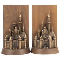 Sleeping Beauty Castle Bookends.