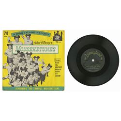 Walt Disney's Mouseketunes Record.