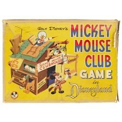 Mickey Mouse Club Board Game in Box.