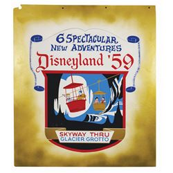 Skyway 1959 Lamppost Attraction Sign.
