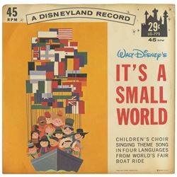 It's A Small World Souvenir Record.