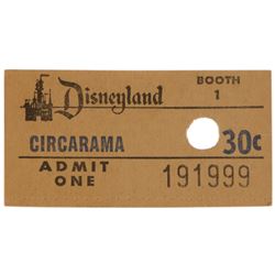 Circarama Admission Ticket.