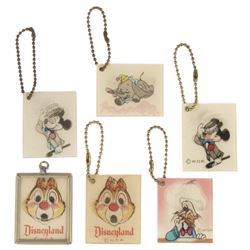 Set of (6) Art Corner Lenticular Keychains.