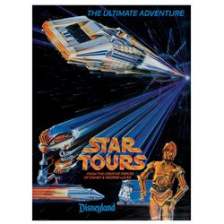 Star Tours Souvenir Poster.